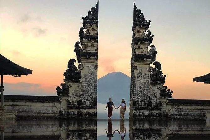 Sunrise Reflections at Lempuyang Temple